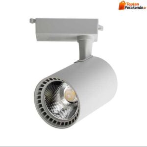 Noas 30W Led Ray Spot Armatür Beyaz Kasa Günışığı (3000K)